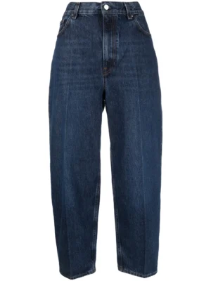 Azure Archive Architectural Tapered High Waist Denim