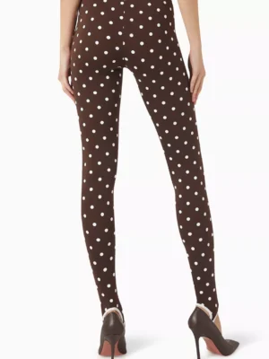 Espresso Zenith Architectural High Waisted Jersey Legging