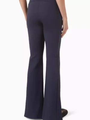 Midnight Archive Architectural Slit Hem Ponte Pants