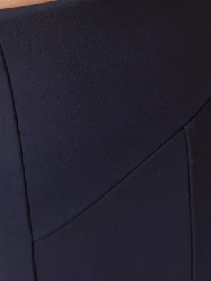 Midnight Archive Architectural Slit Hem Ponte Pants