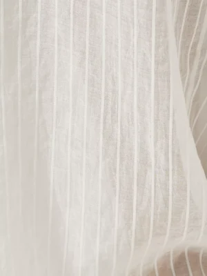 White Archive Architectural Silk Seersucker Pants