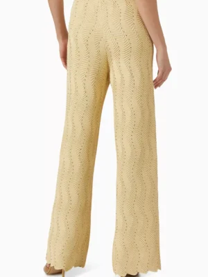 Gilded Monarch Architectural Rhinestone Knit Legging
