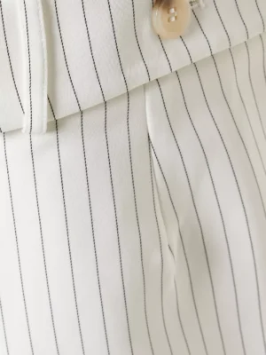 Alabaster Archive Architectural Button A-Line Skirt