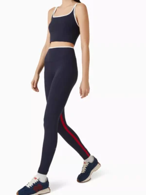 Midnight Monarch Architectural High Waist Crop Legging