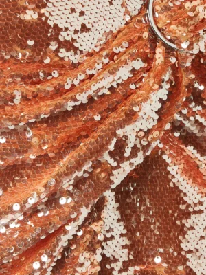 Blush Zenith Architectural Wrap Effect Skirt