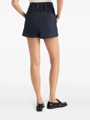 Azure Zenith Architectural Tapered High Waist Denim