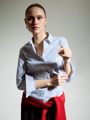 Midnight Archive Architectural Poplin Button Up Shirt