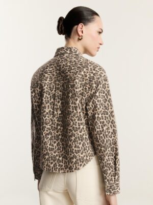 Zebra Monarch Architectural Denim Overshirt