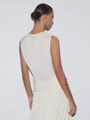 Butter Archive Architectural Waterfall Brooch Top