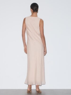 Chalk Archive Architectural Waterfall Lining Dress