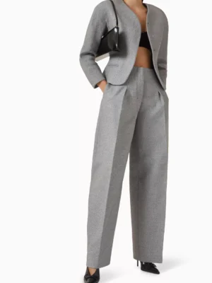 Le Curvo Zenith Wool Wide Pants