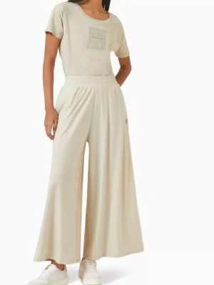 Cream Monarch Zenith Wide Pants