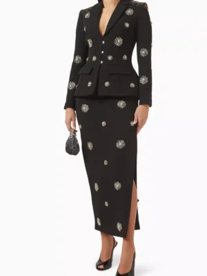 Marcella Zenith Embellished Maxi Skirt