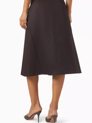 Mahogany Horizon Monarch Embroidered Skirt