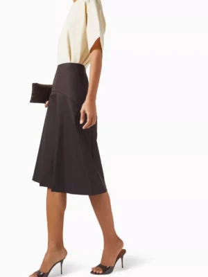 Mahogany Horizon Monarch Embroidered Skirt