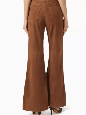 Suede Zenith Monarch High Waist Pants