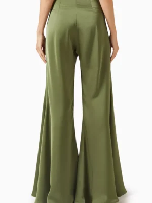 Tanya Monarch Zenith Satin Flare Pants