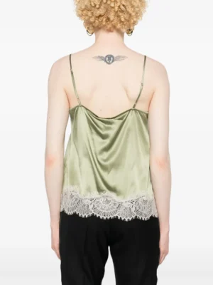 Tia Zenith Floral Lace Layering Top