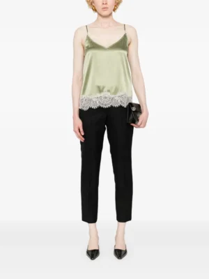 Tia Zenith Floral Lace Layering Top