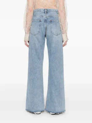 Lax Frayed Zenith Archive Flared Denim