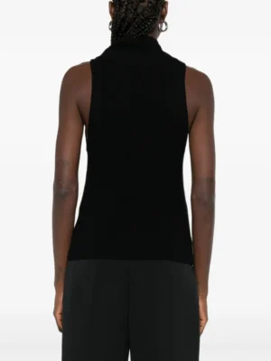 Minimal Rib Zenith Archive High Neck Top