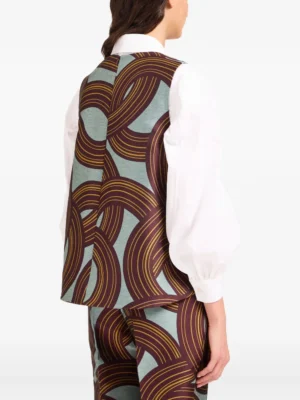 La Scala Horizon Monarch Printed Top