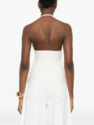 The Tablier Monarch Zenith Halter Top