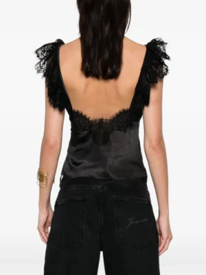 Lace Button Monarch Zenith Top