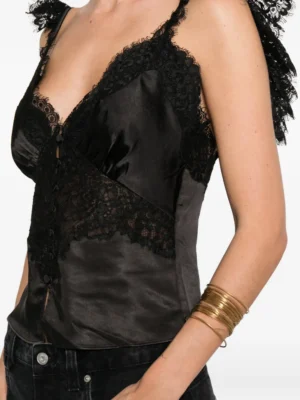 Lace Button Monarch Zenith Top