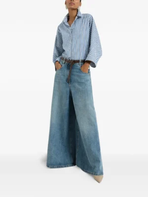 Azure Italian Archive Zenith Wide Denim