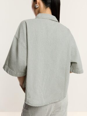 Ochre Striped Zenith Denim Shirt