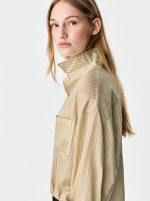 Khaki Horizon Archive Draped Shirt
