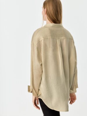 Khaki Horizon Archive Draped Shirt