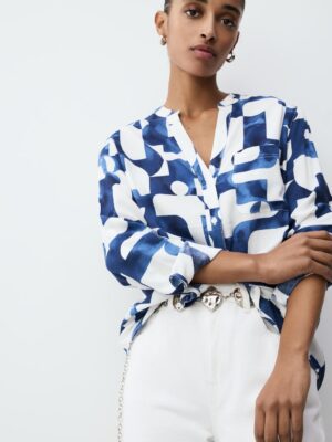 Azure Henley Zenith Archive Shirt