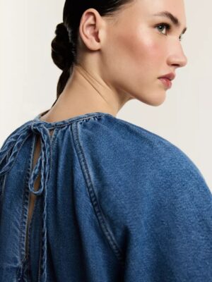 Indigo Monarch Zenith Denim Blouse