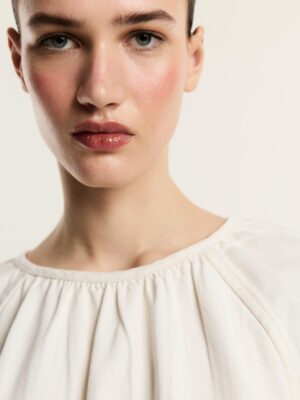 Alabaster Zenith Denim Artisan Blouse