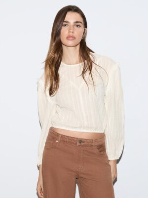 Ecru Guipure Monarch Zenith Blouse